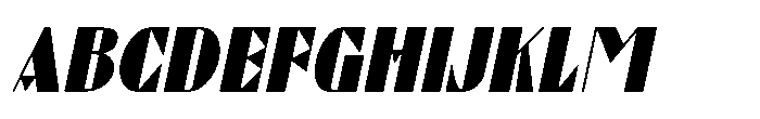 French Display Sans JNL French Display Sans Oblique JNL Regular FONT