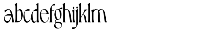 French Flair Regular Font LOWERCASE