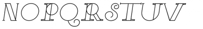 French Forge Italic Font UPPERCASE