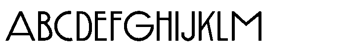 French Sans Moderne JNL Regular Font UPPERCASE