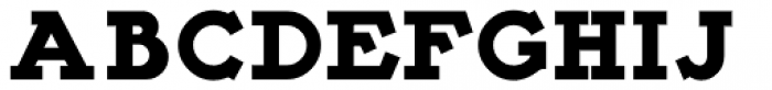 French Slab Serif JNL Font UPPERCASE