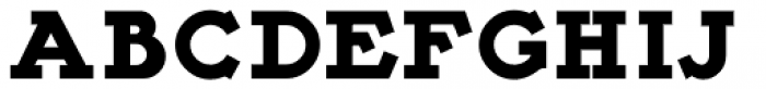 French Slab Serif JNL Font LOWERCASE