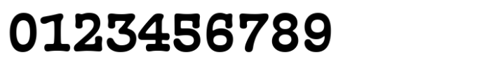 French Typewriter Bold Font OTHER CHARS