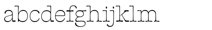 French Typewriter Extra Light FONT