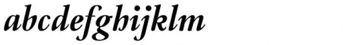 Frenchute Demi Bold Italic Font LOWERCASE