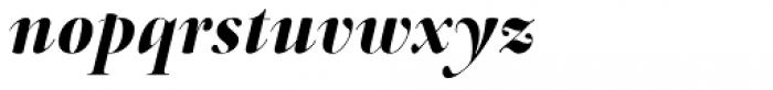 Frenchute High Bold Italic Font LOWERCASE