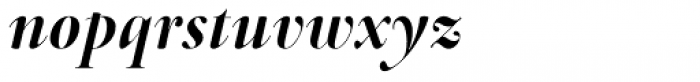 Frenchute High Demi Bold Italic Font LOWERCASE