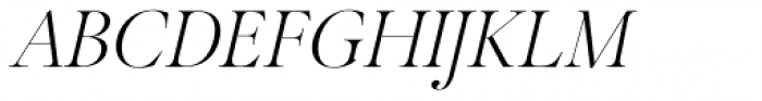 Frenchute High Light Italic Font UPPERCASE