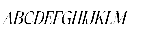 Frenchy Italic Font UPPERCASE