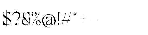 Frenchy Font OTHER CHARS