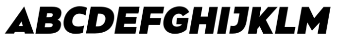 Frescito Black Italic Font UPPERCASE