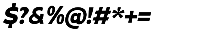 Frescito Bold Italic Font OTHER CHARS
