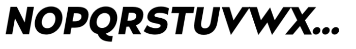 Frescito Bold Italic Font UPPERCASE