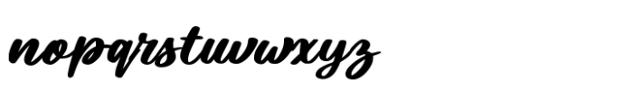 Fresh Boldness Font LOWERCASE