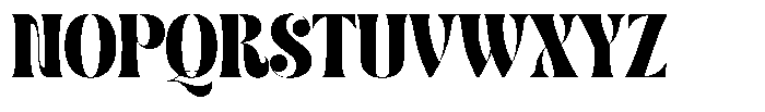 Fresh Kinetic Regular Font UPPERCASE
