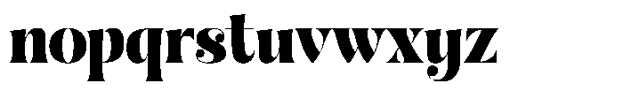 Fresh Kinetic Regular Font LOWERCASE