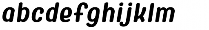 Freshy Semi Bold Italic Font LOWERCASE