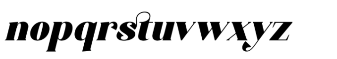 Fresta Rediant Italic Font LOWERCASE