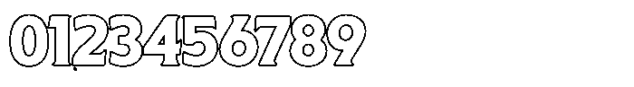 Frestica Outline Regular Font OTHER CHARS