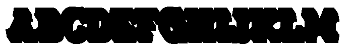 Frestica Retro Slab Extrude Regular Font