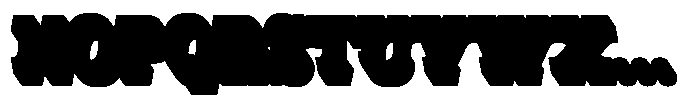 Frestica Retro Slab Extrude Regular Font UPPERCASE