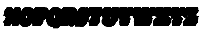 Frestica Retro Slab Rear Extrude Regular Font LOWERCASE