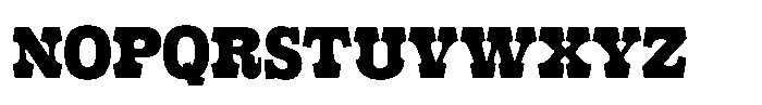 Frestica Retro Slab Regular Font LOWERCASE
