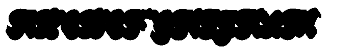 Frestica Script Extrude Regular Font UPPERCASE