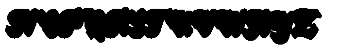 Frestica Script Extrude Regular Font UPPERCASE