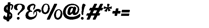 Frestype Atlethic Script Font OTHER CHARS