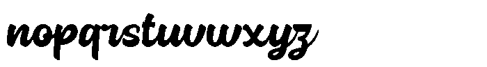 Frestype Atlethic Script Font LOWERCASE
