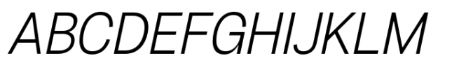 Fridag Sans Italic Font UPPERCASE