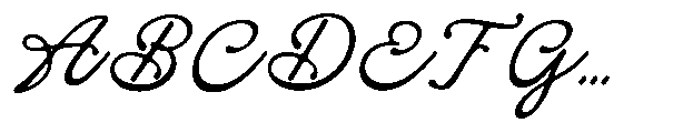 Friday Edition Script Regular Font UPPERCASE