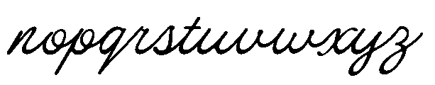 Friday Edition Script Regular Font LOWERCASE