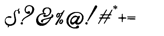 Friday Market Script Regular Font OTHER CHARS