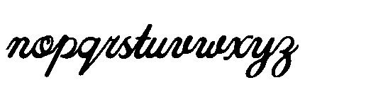 Friday Market Script Regular Font LOWERCASE