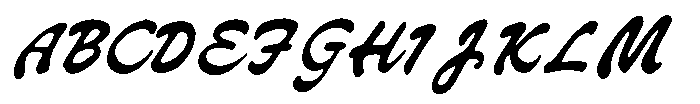 Friday Match Font UPPERCASE