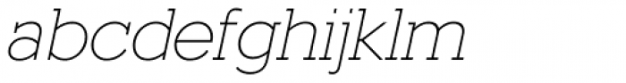 Fried Chicken Thin Italic Font LOWERCASE