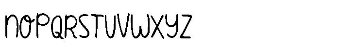 Friendly Kids Handwriting Font UPPERCASE