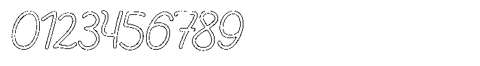 Friendly Note Grit Outline Font OTHER CHARS