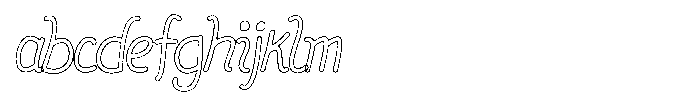 Friendly Note Grit Outline FONT