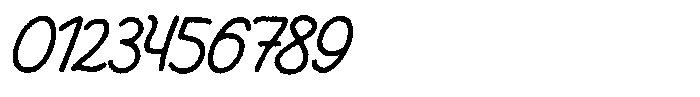 Friendly Note Ink Italic Font OTHER CHARS