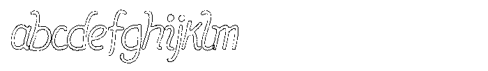 Friendly Note Ink Outline FONT