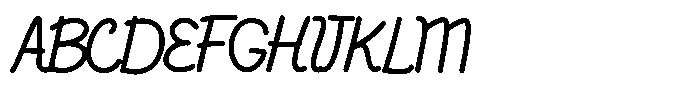 Friendly Note Regular Font UPPERCASE