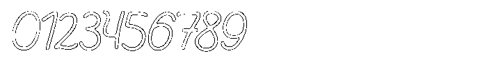 Friendly Note Rough Outline Font OTHER CHARS