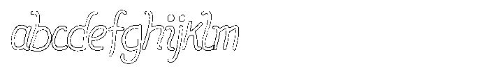 Friendly Note Rust Outline FONT