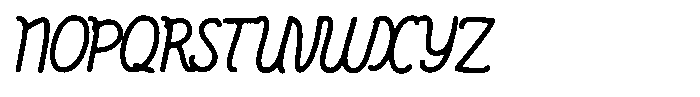 Friendly Note Scratch Font UPPERCASE
