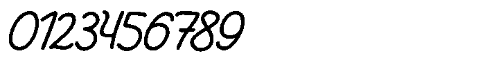 Friendly Note Worn Italic Font OTHER CHARS