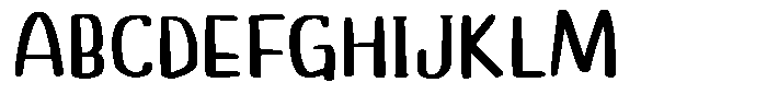 Friendly Pai Font UPPERCASE