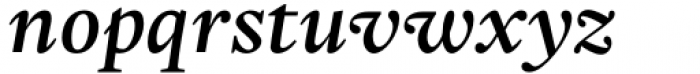 Frigga Bold Italic Font LOWERCASE